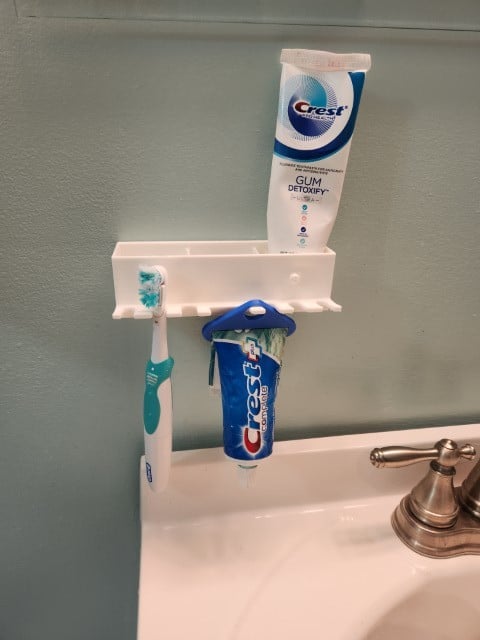 Soporte para cepillo de dientes para montaje en pared - Organizador de baño