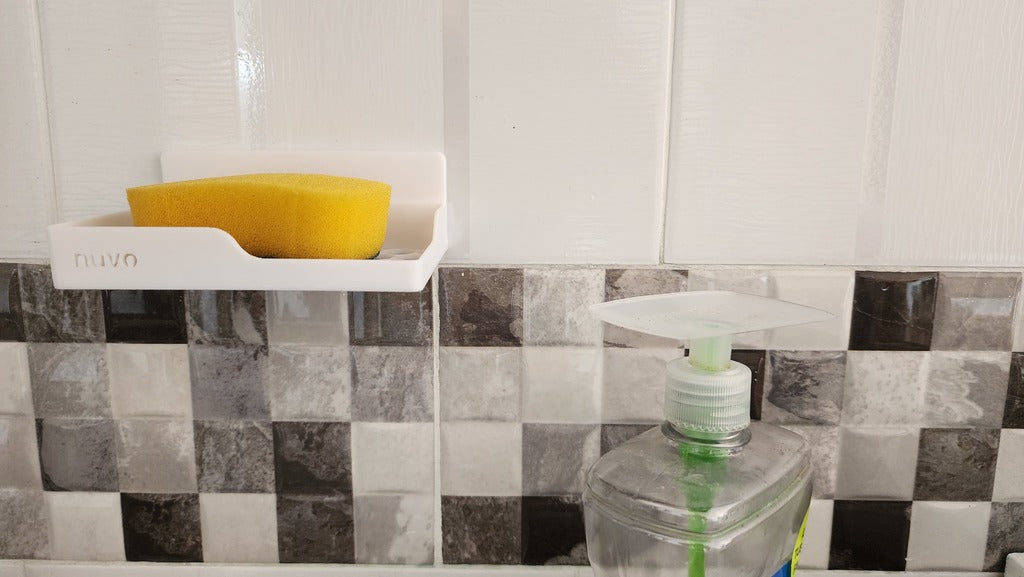 Soporte de pared para esponja de cocina