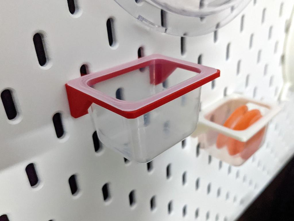 Gancho para tablero de clavijas IKEA SKÅDIS para guardar tazas de quark