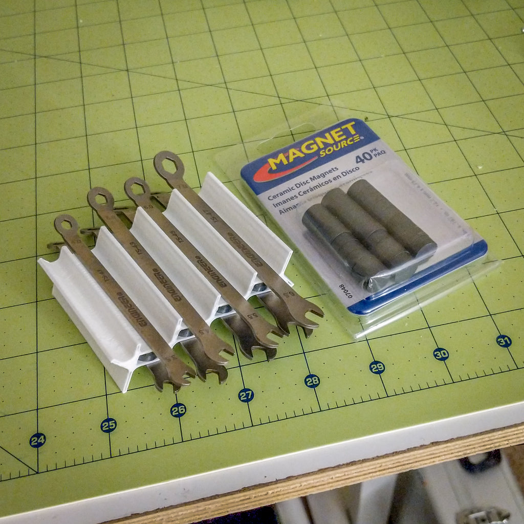 Soporte de llave miniatura - Organizador de herramientas magnético