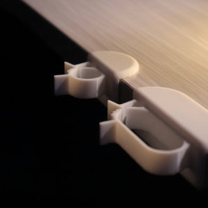 Clips de cable de escritorio Snug Fit