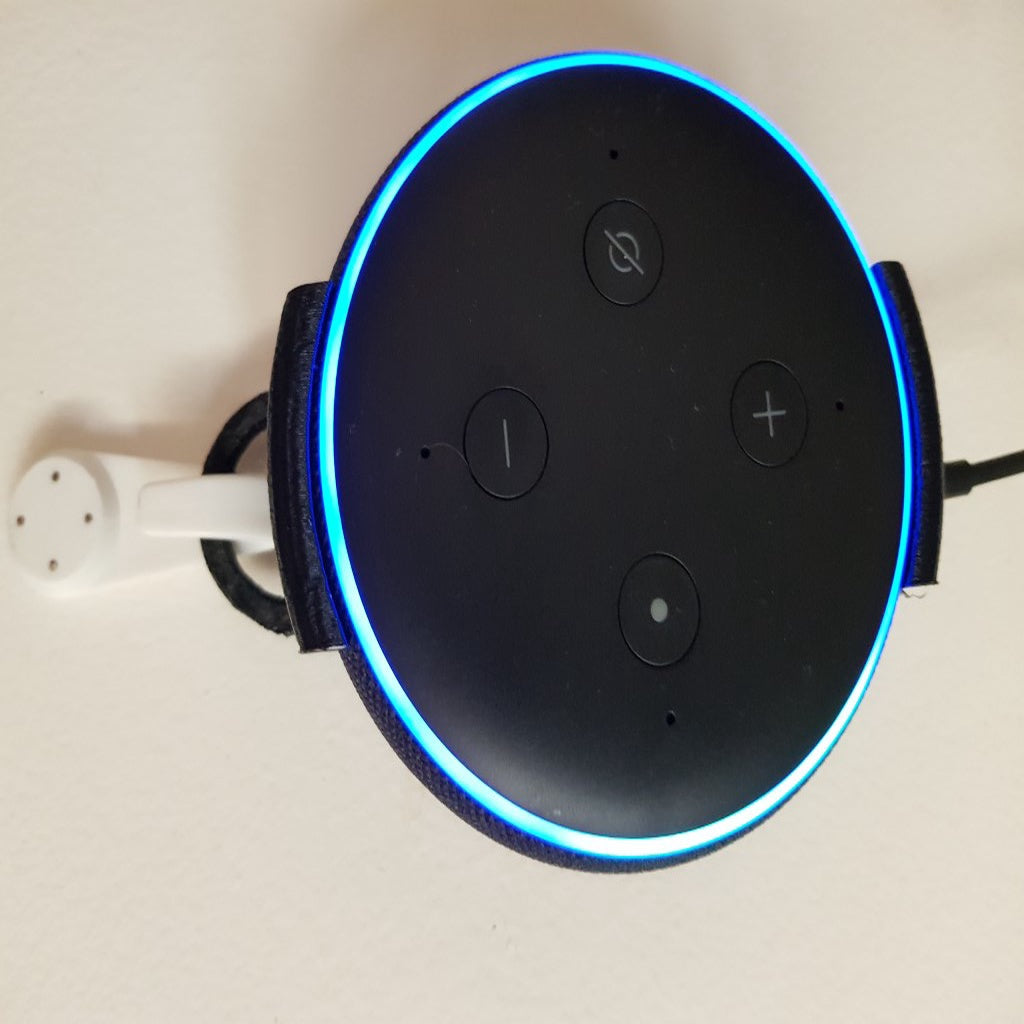 Soporte para Amazon Alexa Echo Dot 3rd Gen con anilla para colgar