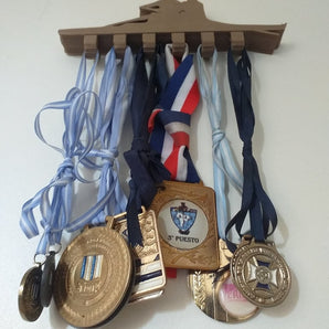 Soporte de medallas para remo - Almacenamiento sencillo y elegante de tus logros
