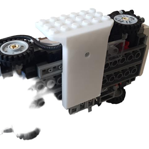 Soporte de pared para Lego DeLorean (21103)