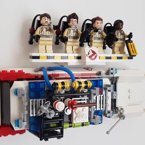 Soporte de pared para Lego Ghostbuster Ecto-1 (21108)