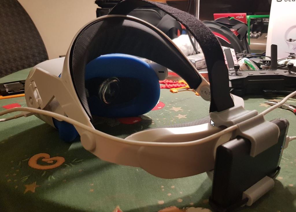 Soporte de batería para Oculus Quest 2: mayor comodidad y tiempo de juego