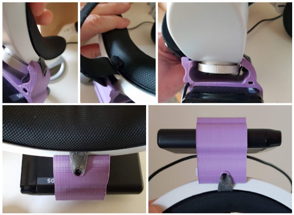 Soporte de batería para Oculus Quest 2: mayor comodidad y tiempo de juego