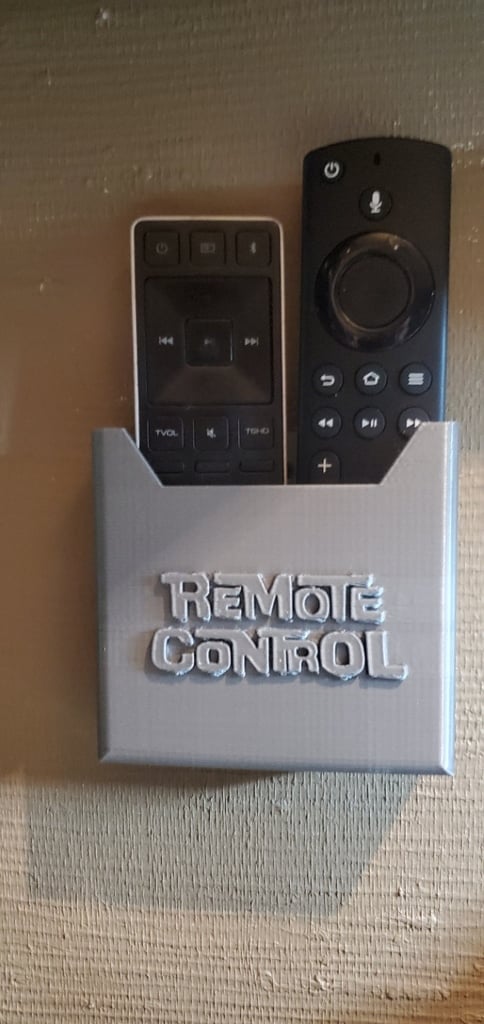 Soporte sencillo para mando a distancia de pared