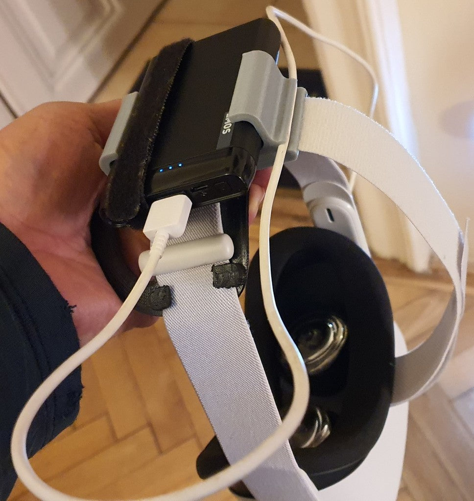 Soporte de batería para Oculus Quest 2: mayor comodidad y tiempo de juego