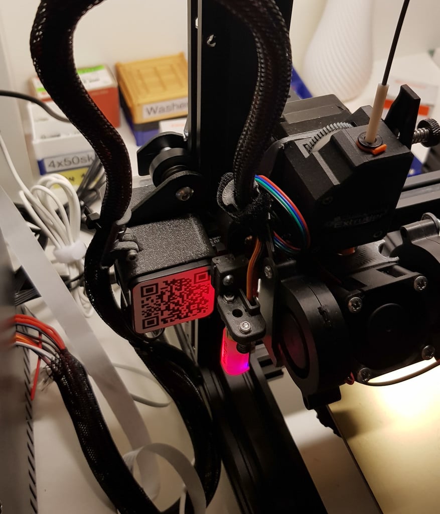 Soporte de cable del eje X Ender 3 para gestión de cables