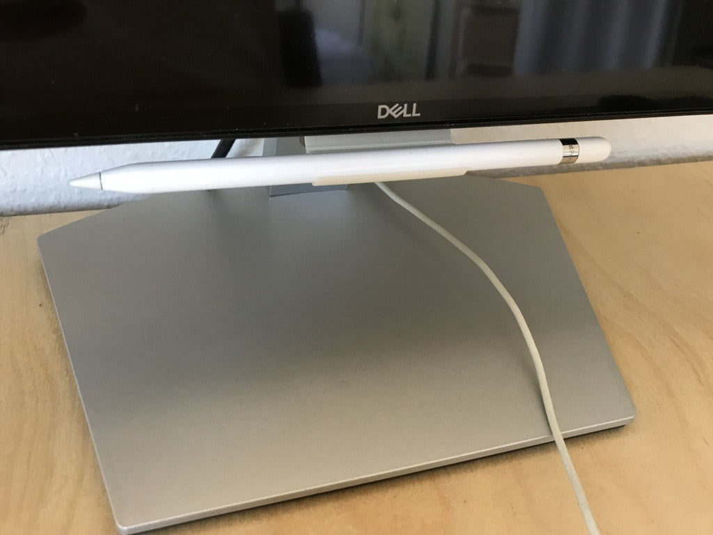 Soporte Apple Pencil para el monitor