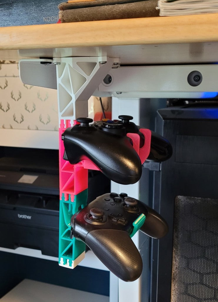 Soporte de Controlador Modular (Montaje Superior Bajo el Escritorio)