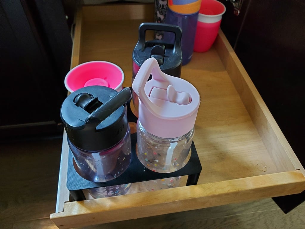 Soporte inteligente para botellas de agua para biberones: organizador óptimo para cajones y armarios