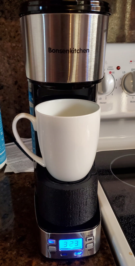 Elevador de tazas Bonsenkitchen para cafetera – Menos desperdicio