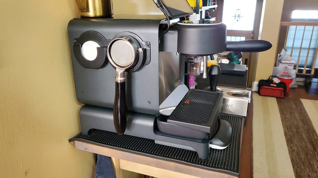 Soporte para portafiltro y papel de disco para Decent Espresso DE1