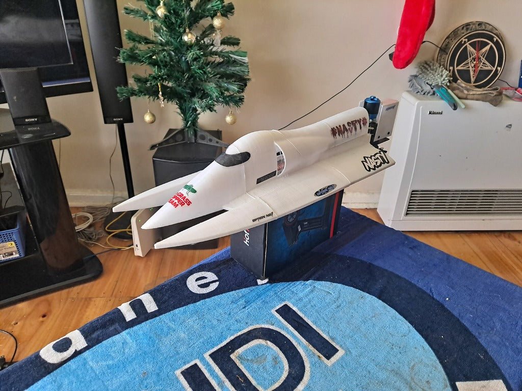 Barco RC F1: modelo de carreras rápido y estable