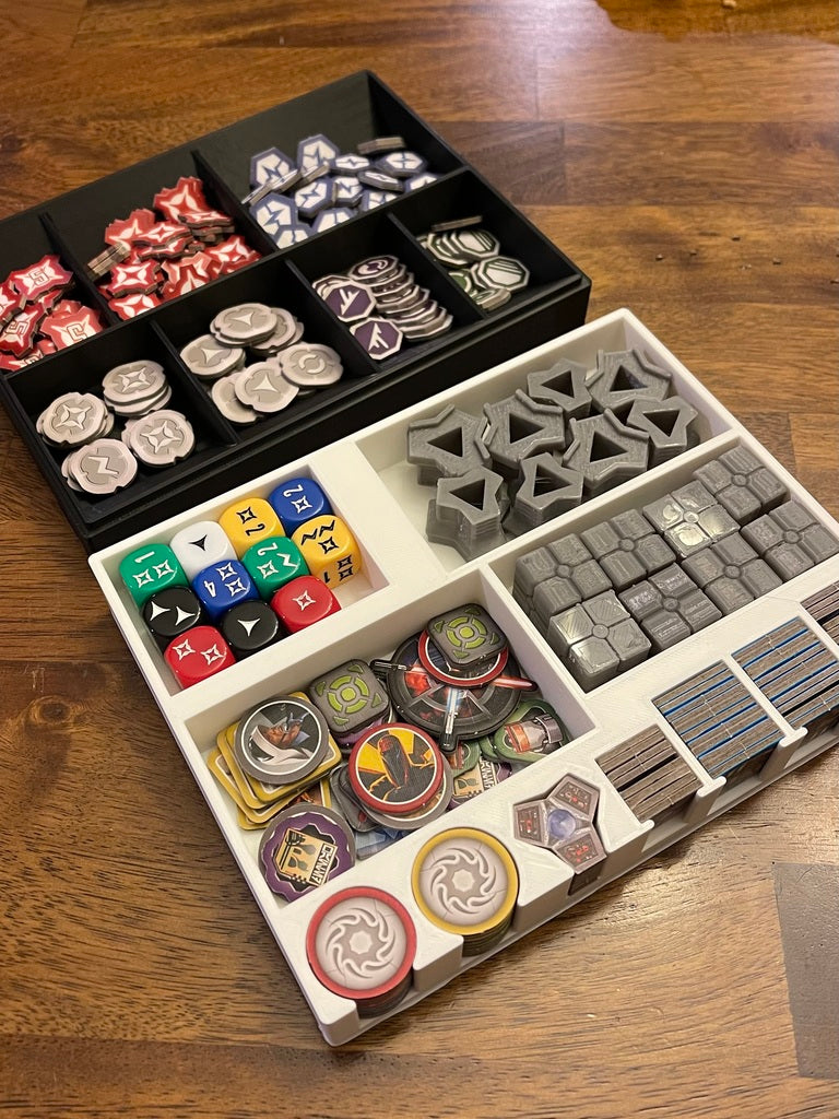 Star Wars: Organizador de tarjetas y fichas de Imperial Assault