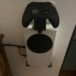 Montaje de pared para Xbox Series S con soporte para Elite Controller