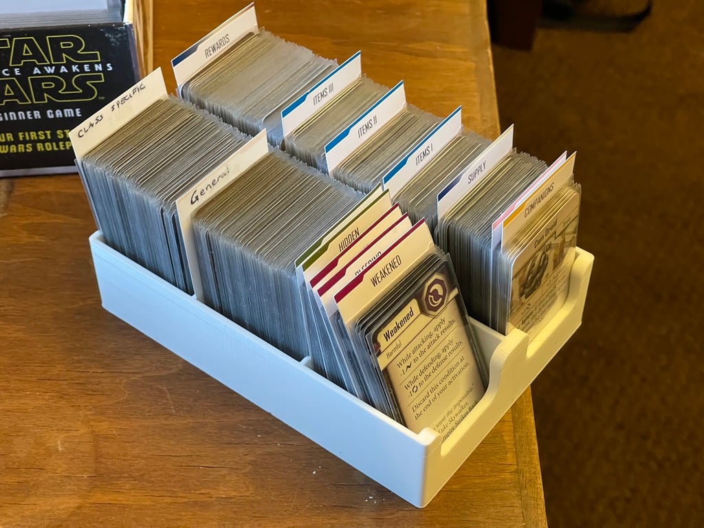 Star Wars: Organizador de tarjetas y fichas de Imperial Assault