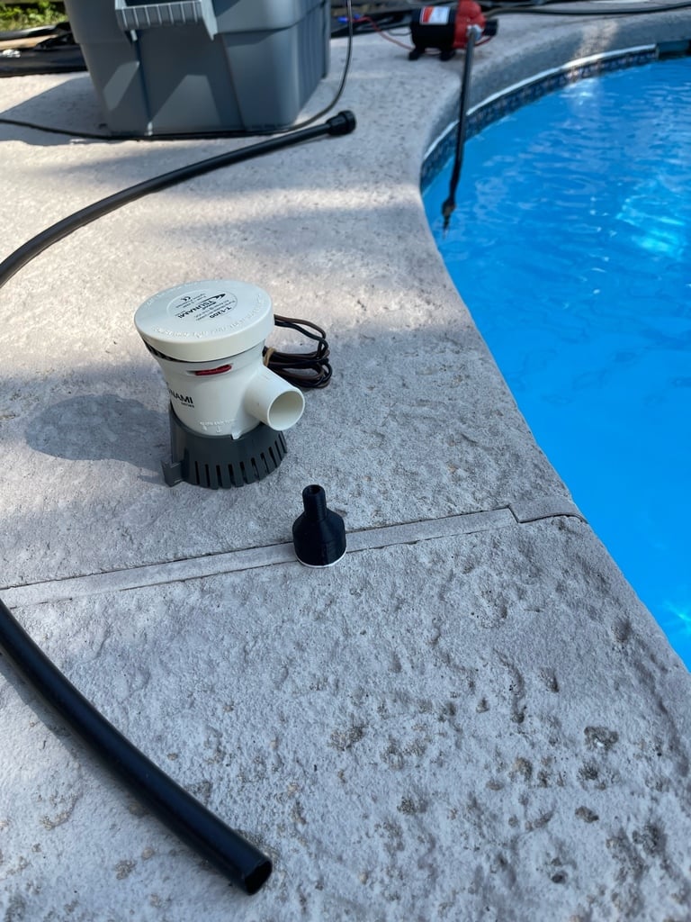Bomba de achique para gotero de 1/2' y adaptadores NPT