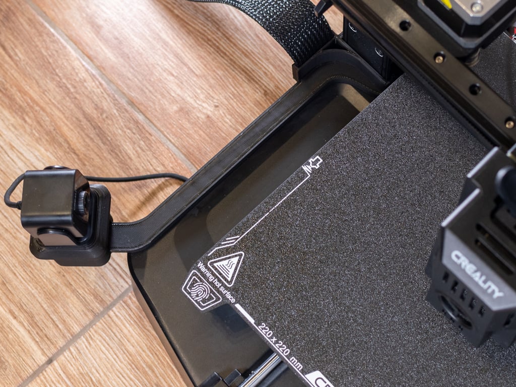 Soporte de montaje izquierdo para cámara Nebula con gestión de cables para Ender 3 V3 KE