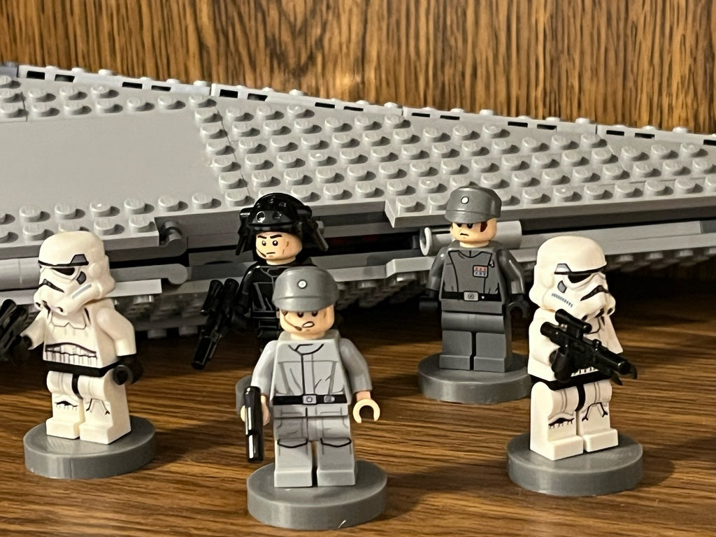 Soporte de exhibición para minifiguras LEGO en Star Wars Legion