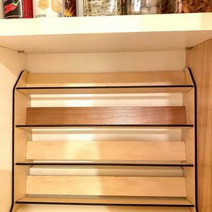 Estante de especias compacto para el armario