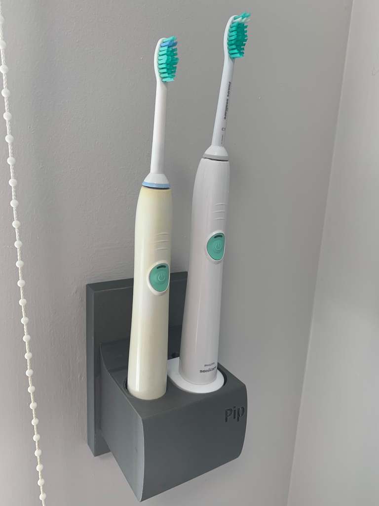 Soporte para cepillo de dientes Philips Sonicare con gestión de cables integrada