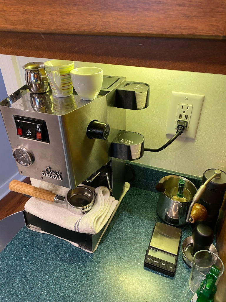 Portafiltro magnético para espresso
