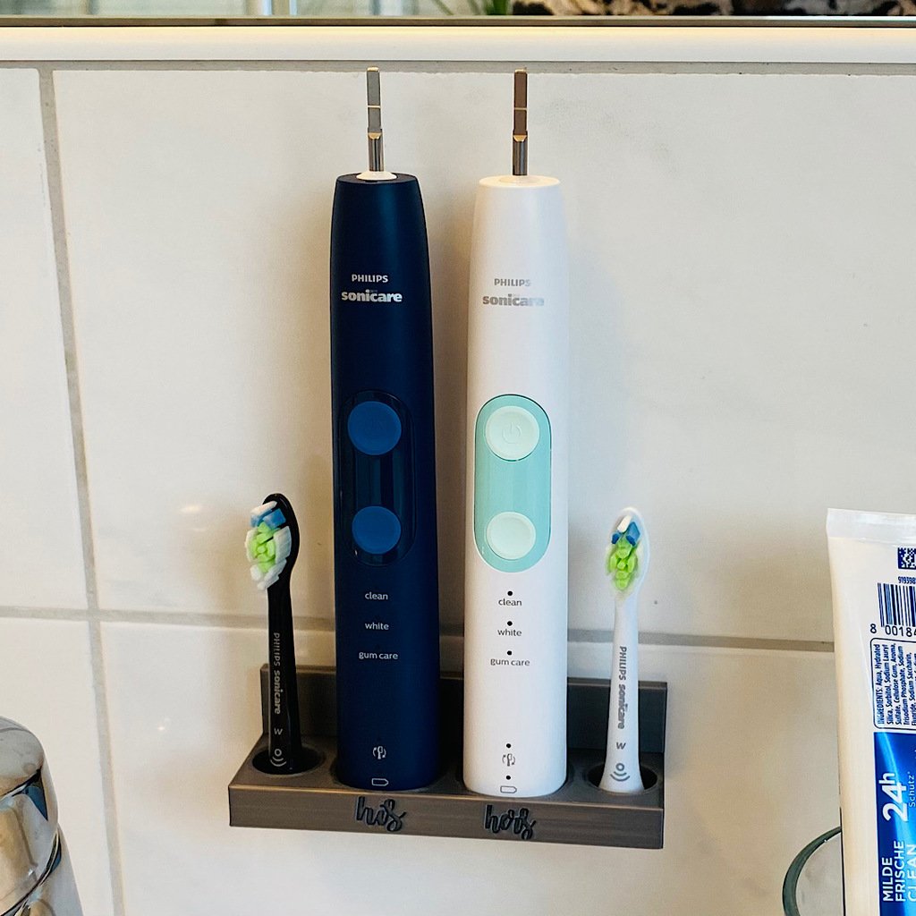 Práctico soporte para cepillo de dientes Philips Sonicare para dos