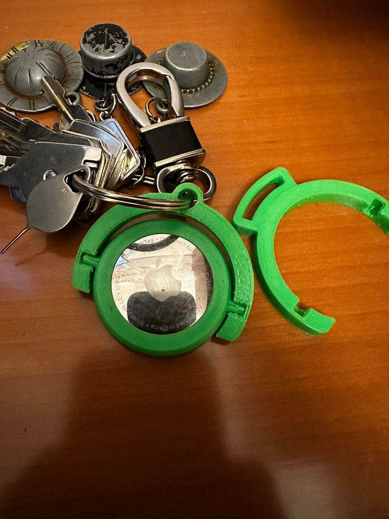 Llavero giratorio para Airtag v3