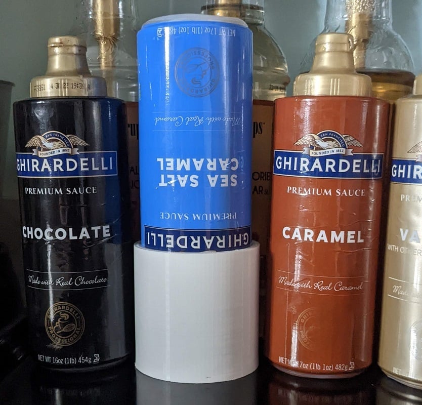 Soporte de jarabe de café para Ghirardelli (1 botella)