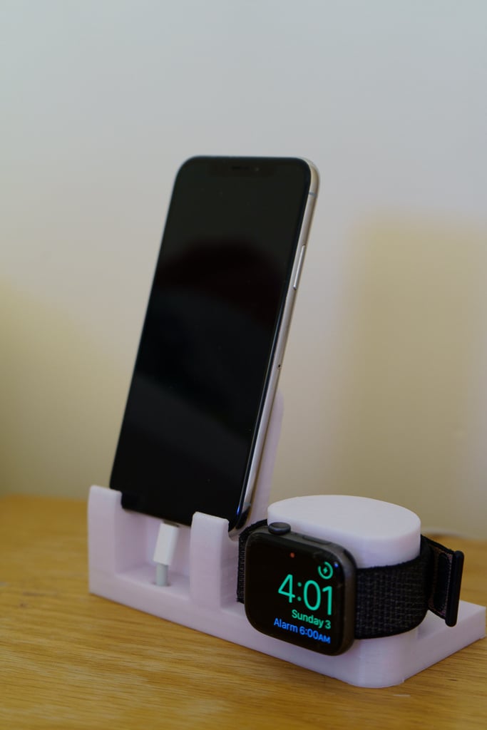 Base de carga para iPhone y Apple Watch