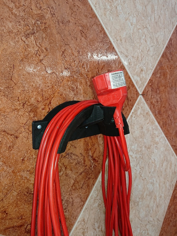 Soporte de cable práctico para extensiones eléctricas