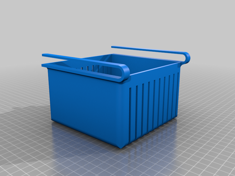 Cesta colgante para frigorífico y estantes: organizador que ahorra espacio