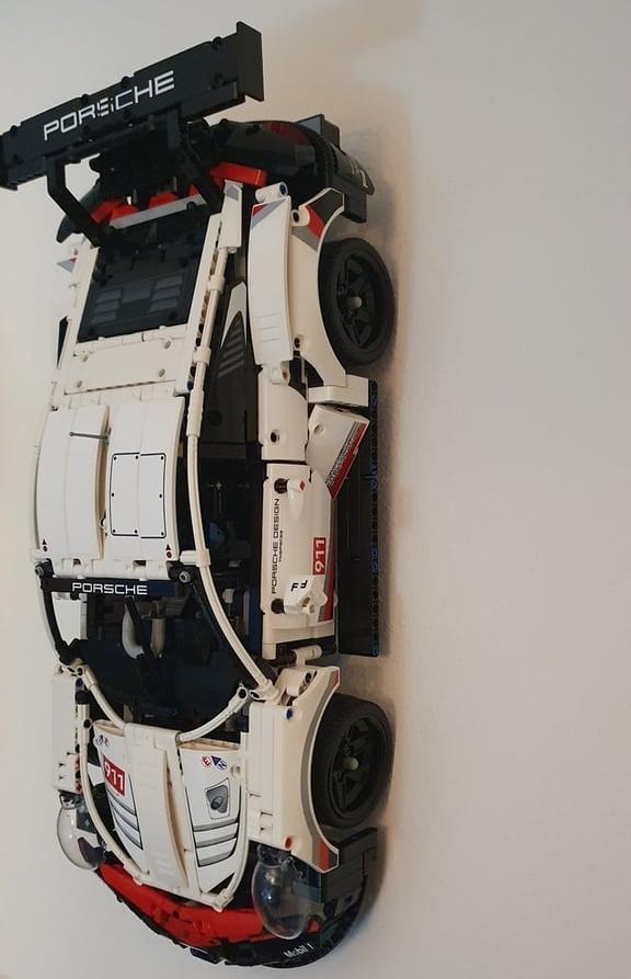 Soporte de pared para Lego Porsche 42096