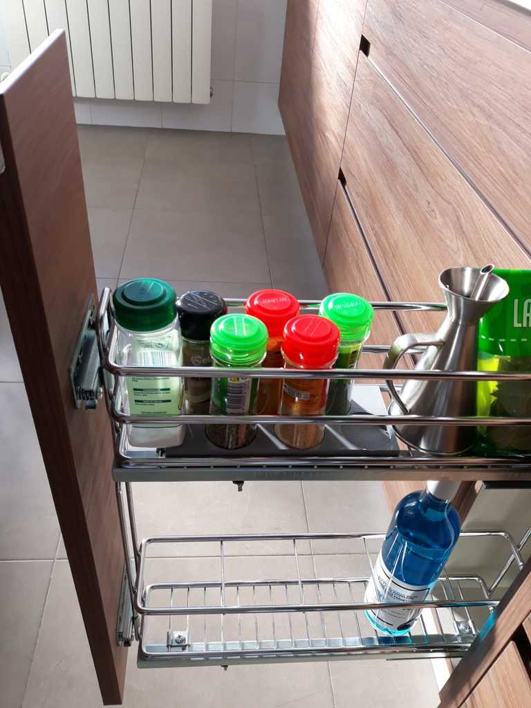 Organizador de especias compacto para cajón