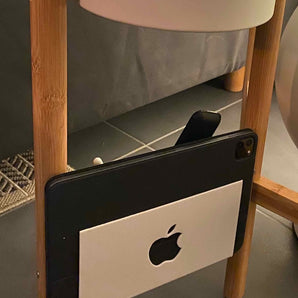 Soporte para iPad y mando a distancia para Satsumas Ikea