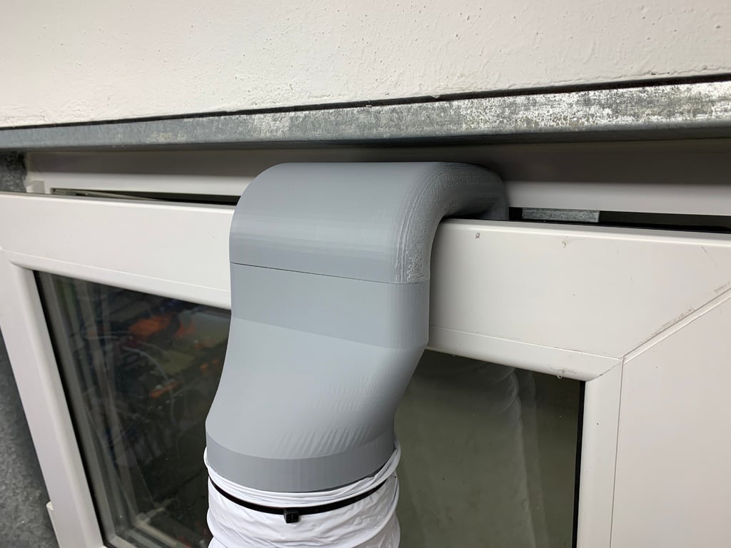 Adaptador de extracción de ventana abatible K40 para mangueras de 100 mm