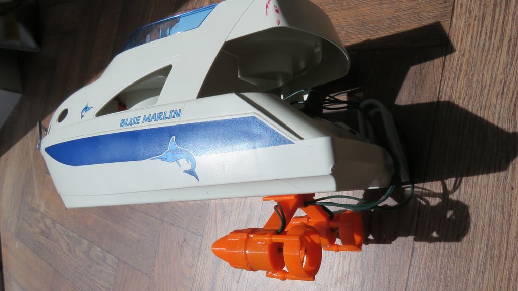 Barco Playmobil con motor pod doble