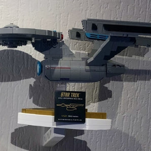 Soporte de pared para modelos BlueBrixx Star Trek