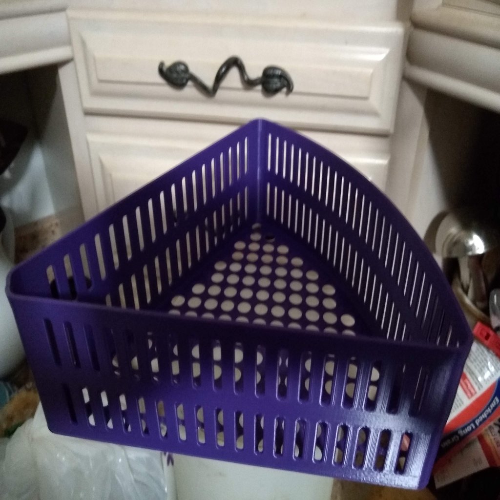 Cesta Lazy Susan para armarios de esquina