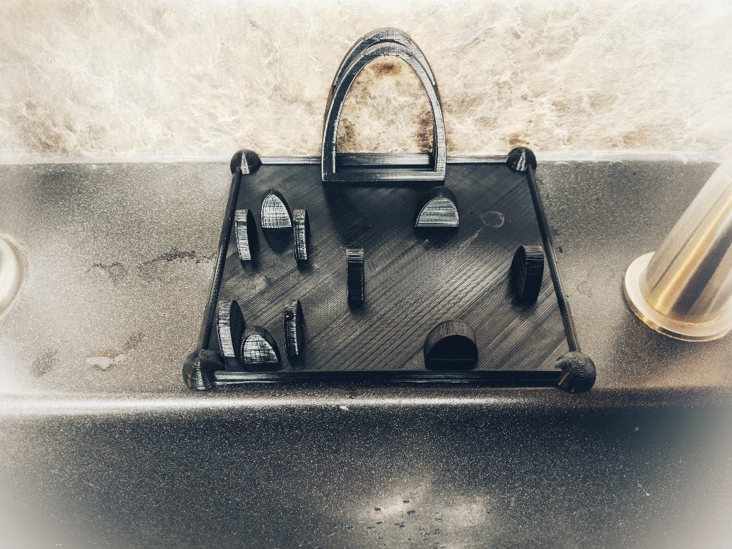 Estante de secado Aeropress para encimera