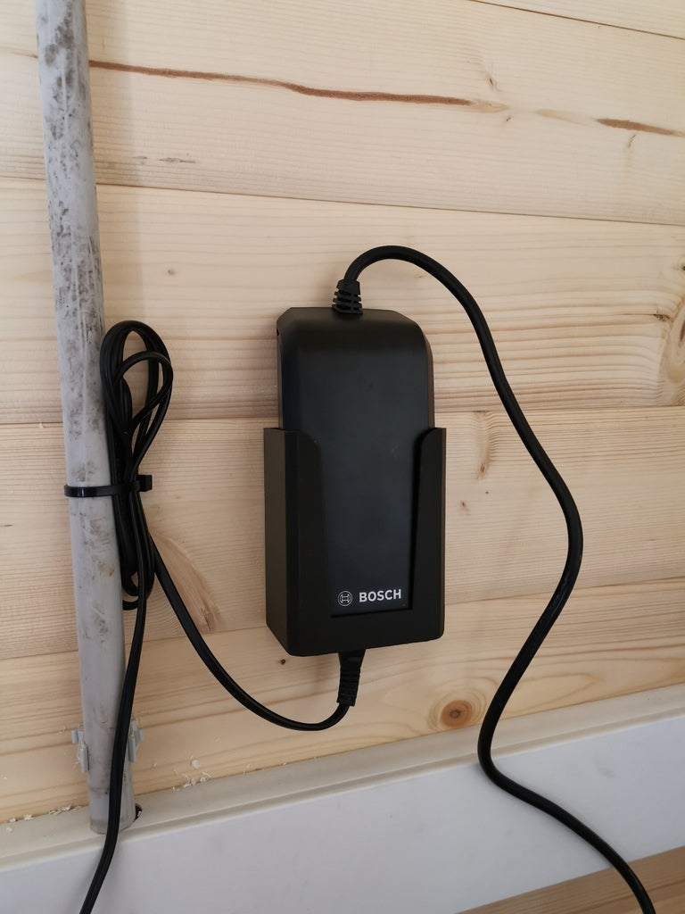 Montaje en pared para cargador de bicicleta eléctrica Bosch