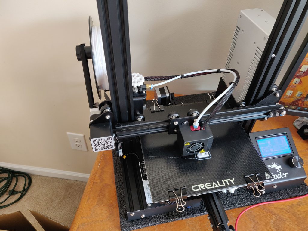 Soporte de carrete trasero Ender 3 (rediseño CHEP)