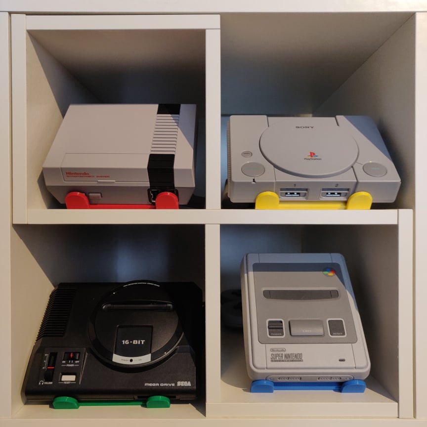 Soporte de exhibición Mini Console para consolas de juegos clásicas