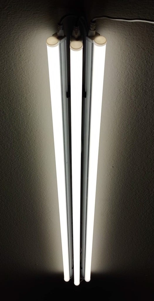 Soporte de techo para tres lámparas LED Barrina T5