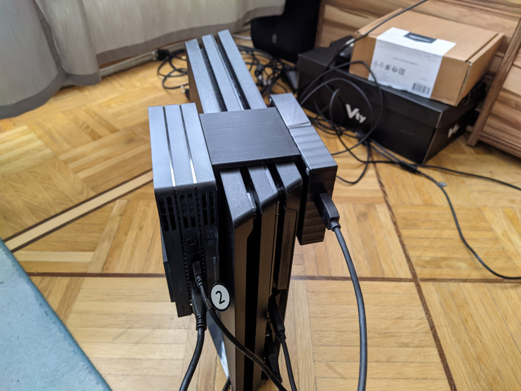 Unidad de Procesamiento PS4 Pro PSVR y Montaje de HDD