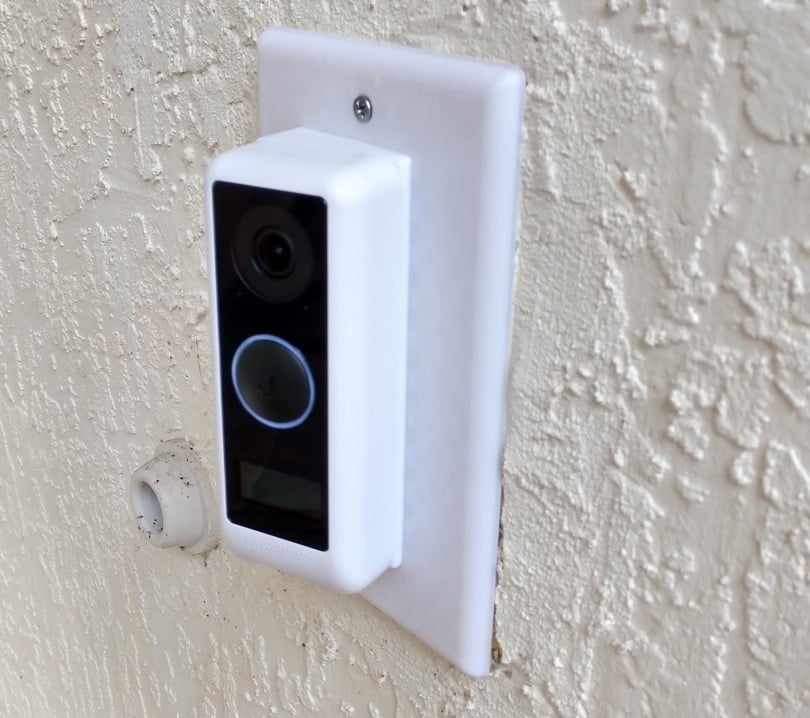 Placa de pared para timbre Ubiquiti G4 para Nutone