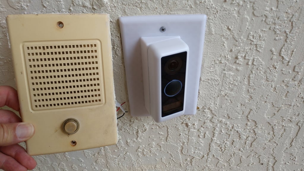 Placa de pared para timbre Ubiquiti G4 para Nutone